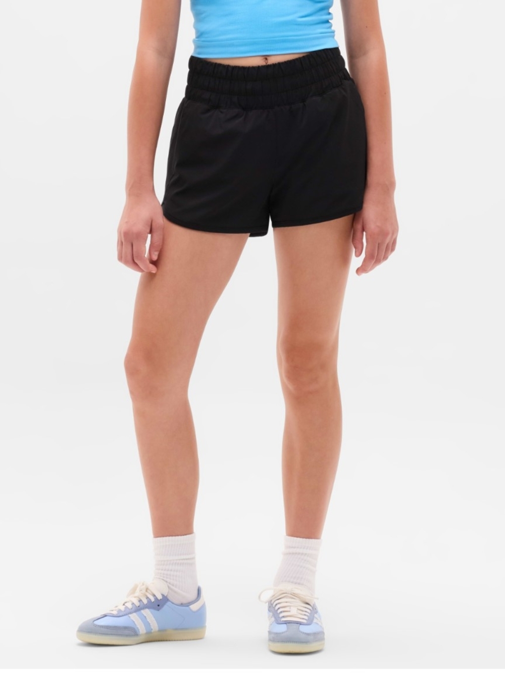 Athleta Girl Run Free 2.5" Short (Black)